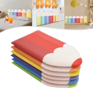 6 PCS Pencil Wall Stickers Anti-Collision Wall Padding for Kids Thickness