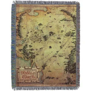 Lord Of The Rings The Hobbit Woven Tapestry Throw Blanket