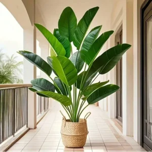 1pc 18 Leaves Artificial Plants Large Tropical Palm Tree